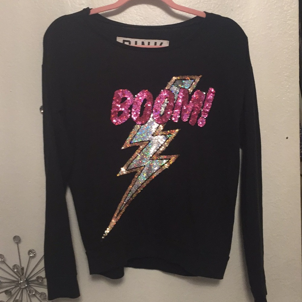 Victoria’s Secret Pink Bling Sequins Sweater XS